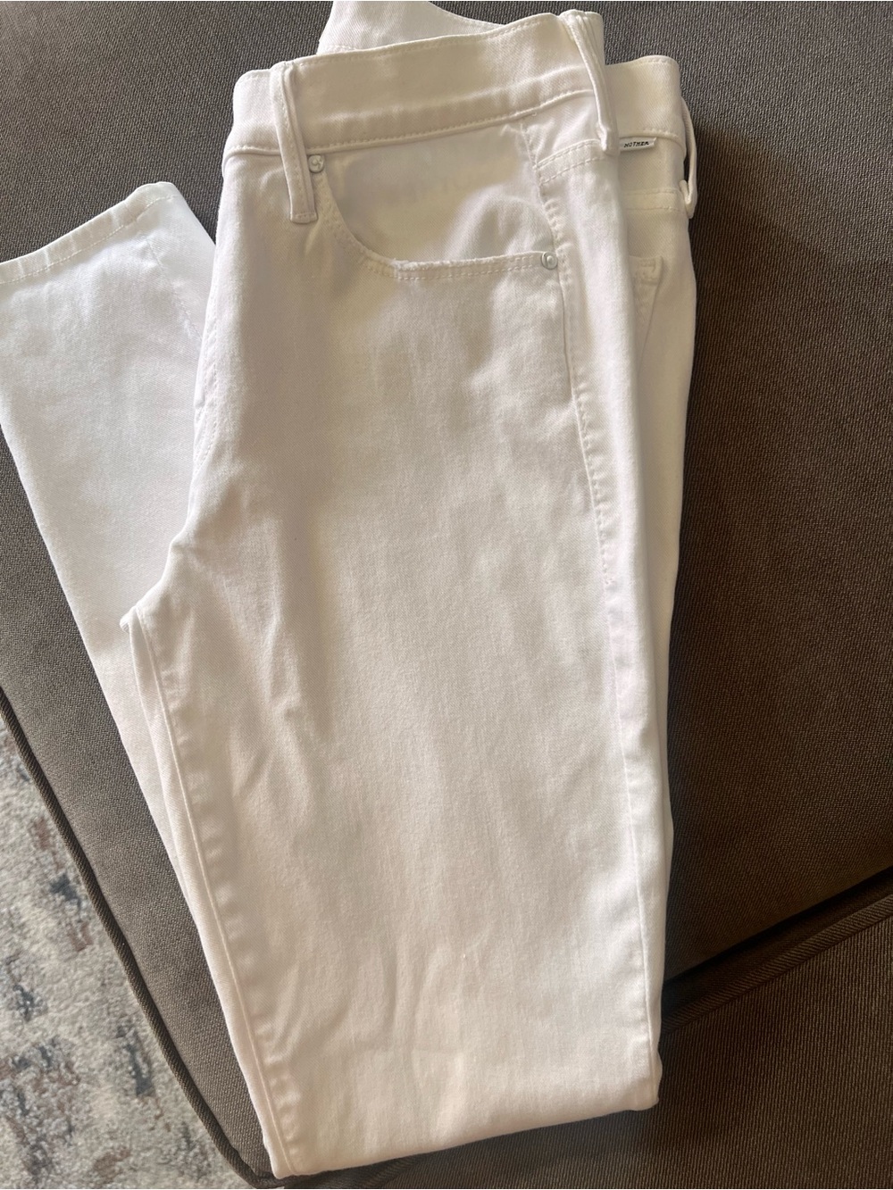 MOTHER White Skinny Jeans - Clean Slim Silhouette